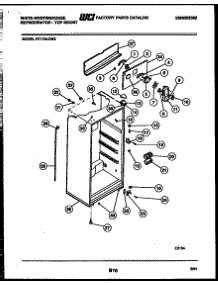 03 - Cabinet Parts parts for Frigidaire Refrigerator RT174LCV2 from AppliancePartsPros.com