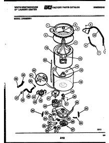 06 - Tub Detail parts for Frigidaire Washer Dryer Combo LE400MXW1 from AppliancePartsPros.com