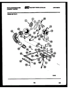 05 - Dryer Motor, Blower And Belt parts for Frigidaire Washer Dryer Combo SM115LXW2 from AppliancePartsPros.com