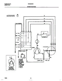 07 - Wiring Diagram parts for Frigidaire Air Conditioner WAS226W2A2 from AppliancePartsPros.com