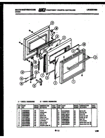 03 - Door Parts parts for Frigidaire Oven KB883GDM2 from AppliancePartsPros.com