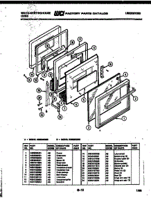 04 - Door Parts parts for Frigidaire Oven KB883GDM2 from AppliancePartsPros.com