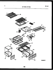 05 - Shelves And Supports parts for Frigidaire Refrigerator RT174MLD1 from AppliancePartsPros.com