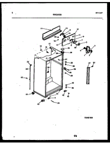 05 - Cabinet Parts parts for Frigidaire Refrigerator RT176NLD0 from AppliancePartsPros.com