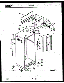 03 - Cabinet Parts parts for Frigidaire Refrigerator RT179NCW1 from AppliancePartsPros.com