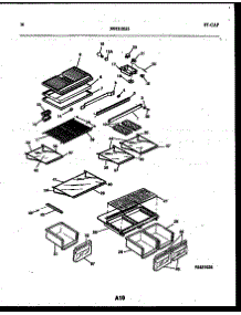 06 - Shelves And Supports parts for Frigidaire Refrigerator RT179NCW0 from AppliancePartsPros.com