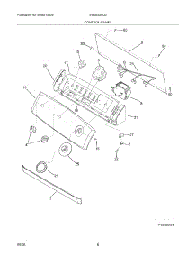 09 - Control / Panel parts for White Westinghouse Washer SWS833HQ0 from AppliancePartsPros.com