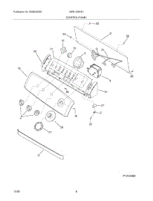 09 - Control / Panel parts for White Westinghouse Washer SWS1339HS1 from AppliancePartsPros.com