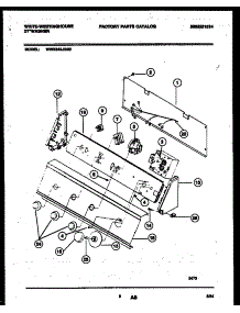 05 - Console And Control Parts parts for Frigidaire Washer WWX645JBS0 from AppliancePartsPros.com