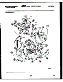 04 - Console, Control And Drum parts for Frigidaire Washer Dryer Combo SM230LXD2 from AppliancePartsPros.com