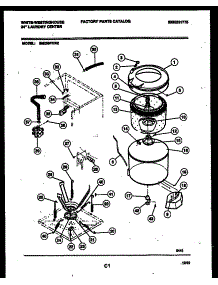 05 - Tubs, Water Valve And Lid Switch parts for Frigidaire Washer Dryer Combo SM230PXW2 from AppliancePartsPros.com