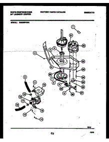 06 - Washer Drive System And Pump parts for Frigidaire Washer Dryer Combo SM230PXW2 from AppliancePartsPros.com