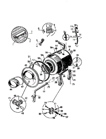 05 - Tubs parts for Frigidaire Washer FLS14B1D5 from AppliancePartsPros.com