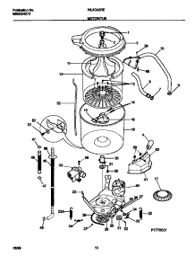 06 - P17t0031 Wshr Mtr,Hose parts for Frigidaire Washer Dryer Combo WLXG42REW0 from AppliancePartsPros.com