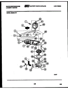 07 - Washer Drive System And Pump parts for Frigidaire Washer Dryer Combo SM230LXD2 from AppliancePartsPros.com