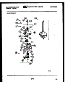 08 - Transmission Parts parts for Frigidaire Washer Dryer Combo SM230LXD2 from AppliancePartsPros.com