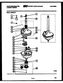 07 - Transmission Parts parts for Frigidaire Washer Dryer Combo SM230JXD4 from AppliancePartsPros.com