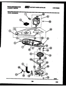 06 - Washer Drive System And Pump parts for Frigidaire Washer Dryer Combo SM230MXD2 from AppliancePartsPros.com