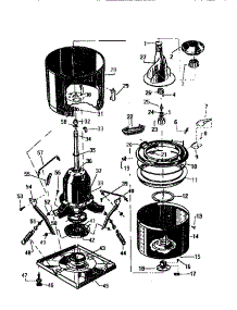 05 - Tubs, Transmission, Base parts for Frigidaire Washer LA550EXF1 from AppliancePartsPros.com