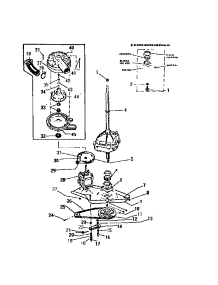 06 - Drive Motor & Pump Assembly parts for Frigidaire Washer LA640JXD3 from AppliancePartsPros.com