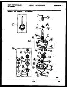 04 - Transmission Parts parts for Frigidaire Washer LA640AXW2 from AppliancePartsPros.com