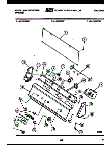 05 - Console And Control Parts parts for Frigidaire Washer LA650MXW1 from AppliancePartsPros.com
