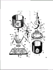 05 - Tubs parts for Frigidaire Washer LC590EXW2 from AppliancePartsPros.com