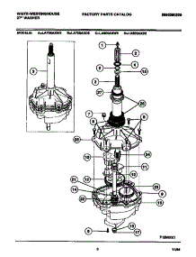 04 - Transmission parts for Frigidaire Washer LA700AXD3 from AppliancePartsPros.com