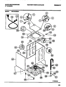 02 - Cabinet, Top Panel, Base parts for Frigidaire Washer WWX233RBS1 from AppliancePartsPros.com