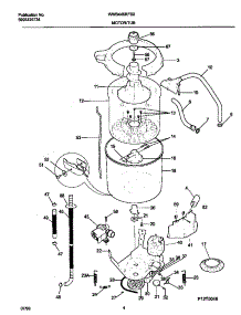 03 - P12t0046 Wshr Mtr,Hose parts for Frigidaire Washer WWS445RFS0 from AppliancePartsPros.com