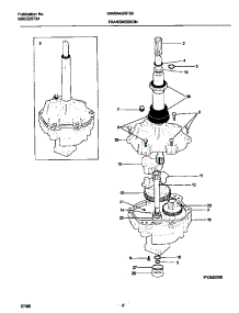 04 - P12m0008 Transmission parts for Frigidaire Washer WWS445RFS0 from AppliancePartsPros.com