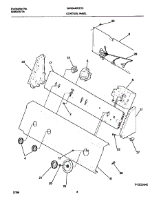 05 - P12c0045 Control Panel parts for Frigidaire Washer WWS445RFS0 from AppliancePartsPros.com