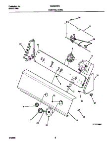 05 - P12c0050 Control Panel parts for Frigidaire Washer WWX223RED0 from AppliancePartsPros.com