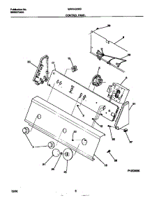 05 - Control Panel parts for Frigidaire Washer WWX433RBW4 from AppliancePartsPros.com