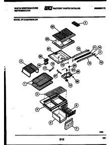 04 - Shelves And Supports parts for Frigidaire Refrigerator RT181MCD0 from AppliancePartsPros.com