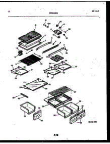 07 - Shelves And Supports parts for Frigidaire Refrigerator RT179NLW0 from AppliancePartsPros.com
