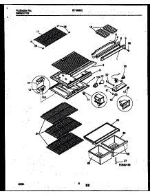 05 - Shelves And Supports parts for Frigidaire Refrigerator RT193MCW3 from AppliancePartsPros.com