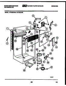 04 - System And Automatic Defrost Parts parts for Frigidaire Refrigerator RT192GCHB from AppliancePartsPros.com