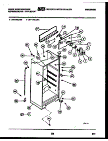 03 - Cabinet Parts parts for Frigidaire Refrigerator RT194LCW3 from AppliancePartsPros.com