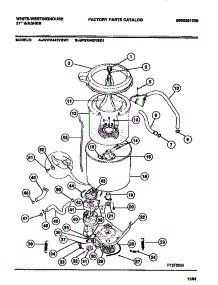 03 - Tubs, Hoses, Motor parts for Frigidaire Washer WWX443YBD1 from AppliancePartsPros.com