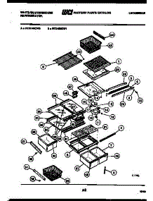 04 - Shelves And Supports parts for Frigidaire Refrigerator RT215MCF1 from AppliancePartsPros.com