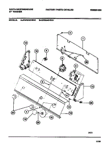 05 - Console & Controls parts for Frigidaire Washer WWX443YBW1 from AppliancePartsPros.com