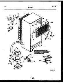 07 - System And Automatic Defrost Parts parts for Frigidaire Refrigerator RT215SCF0 from AppliancePartsPros.com