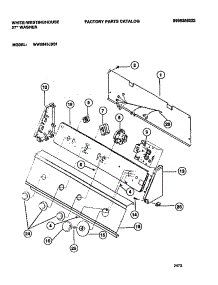 05 - Console & Controls parts for Frigidaire Washer WWX645JBS1 from AppliancePartsPros.com