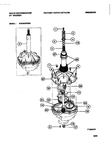 04 - Transmission parts for Frigidaire Washer WWX645PBS1 from AppliancePartsPros.com