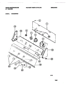05 - Console & Controls parts for Frigidaire Washer WWX645PBS1 from AppliancePartsPros.com