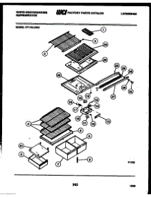 04 - Shelves And Supports parts for Frigidaire Refrigerator RT216JCD2 from AppliancePartsPros.com