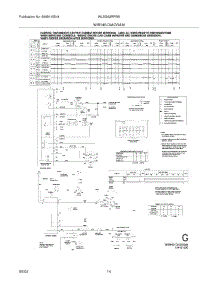14 - Wiring Diagram parts for White Westinghouse Washer Dryer Combo WLSG62RFW5 from AppliancePartsPros.com