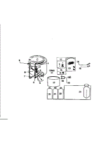 08 - Miscellaneous parts for Frigidaire Washer LA550EXD2 from AppliancePartsPros.com