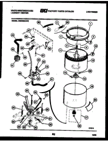 05 - Tubs, Water Valve And Lid Switch parts for Frigidaire Washer Dryer Combo SM230MXW2 from AppliancePartsPros.com
